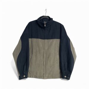 Men's Black and Tan Military Field Jacket